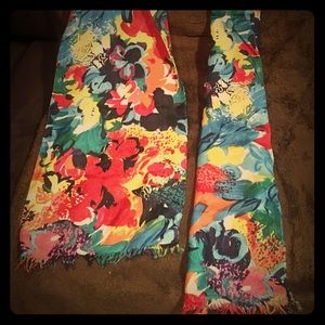 Colorful 100% Silk scarf